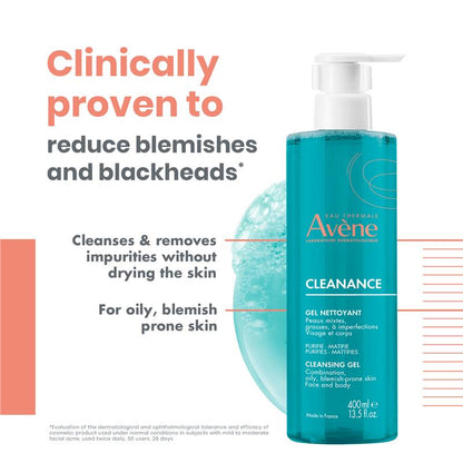 雅漾 Cleanance 洁面啫喱 400ml 