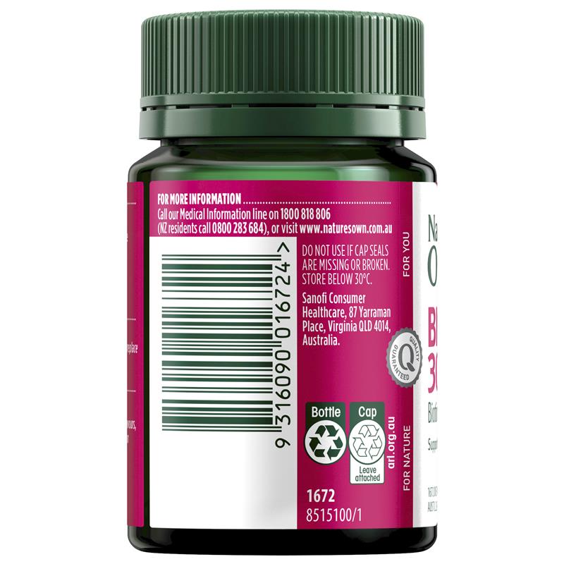 Nature's Own Biotin 300mcg 100 Viên 