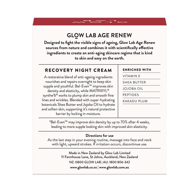 Kem dưỡng da ban đêm Glow Lab Age Renew Recovery 50g 