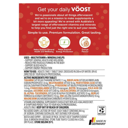 Voost Multivitamin Effervescent 60 Pack Exclusive Size