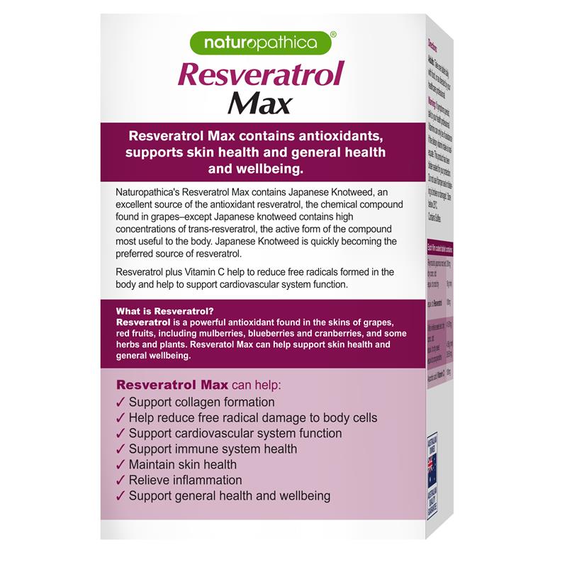 Naturopathica Resveratrol Max 30 Viên 