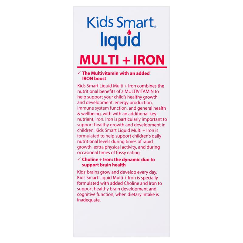 Nature's Way Kids Smart Liquid Multi + Iron 200ml 