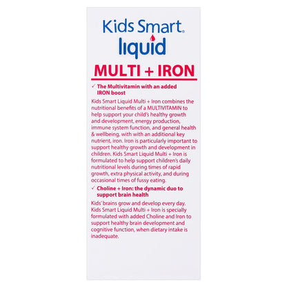 Nature's Way Kids Smart Liquid Multi + Iron 200ml
