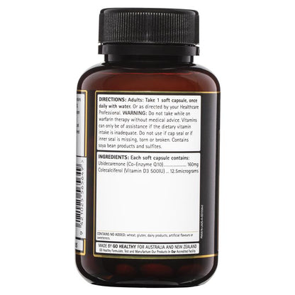 GO Healthy CoQ10 160mg 100 viên nang mềm 