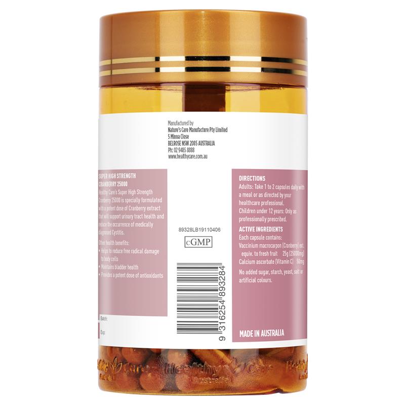 Healthy Care 超级蔓越莓 25000 90 粒胶囊