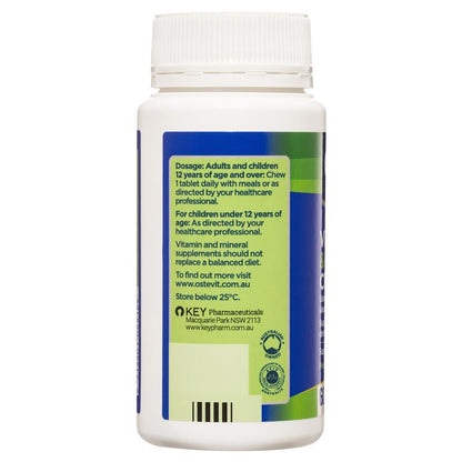 OsteVit-D Vitamin D3 & Calcium Chewable One-a-Day 60 Tablets