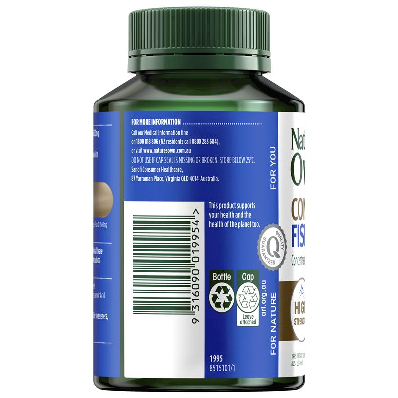 Dầu cá cô đặc 4 trong 1 Nature's Own 90 viên nang 