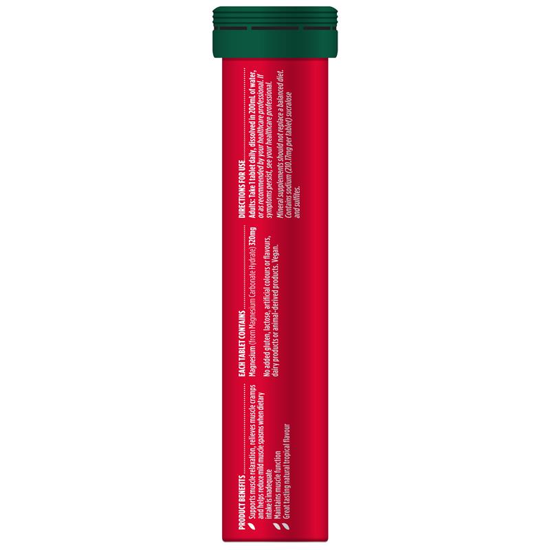 Viên sủi bổ sung Magiê + Hỗ trợ cơ bắp Nature's Own 20 viên 