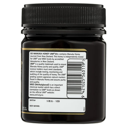 Mật ong Manuka GO Healthy UMF 20+ (MGO 820+) 250gm 