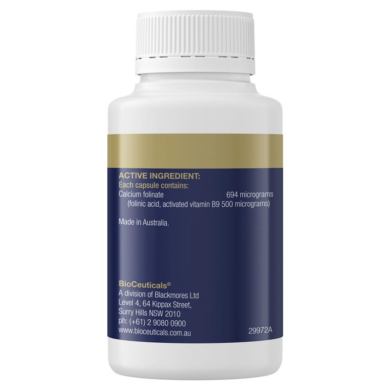 BioCeuticals Folinic Acid 120 Capsules