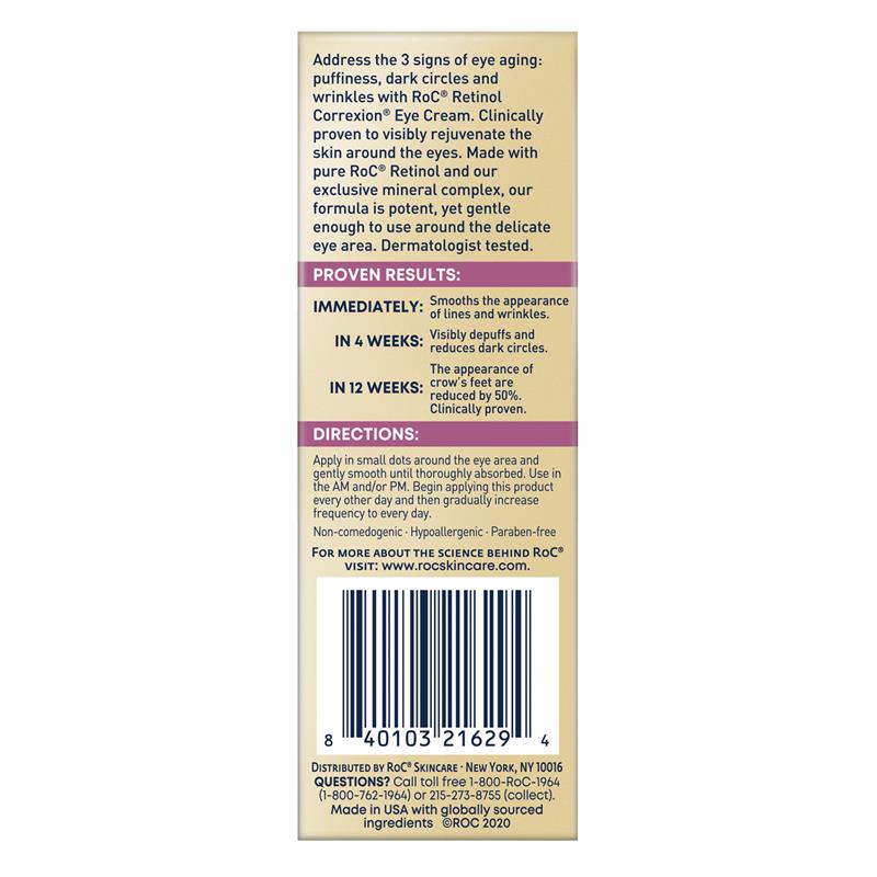 Kem dưỡng mắt RoC Retinol Correxion Line Smoothing 15ml 