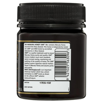 GO Healthy Manuka Honey UMF 16+ (MGO 570+) 250gm