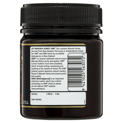 Mật ong Manuka GO Healthy UMF 12+ (MGO 350+) 250gm 