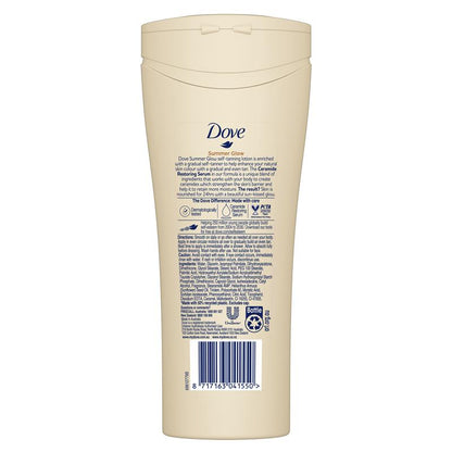 Sữa dưỡng thể Dove Summerglow cho da sáng đến trung bình 250ml 