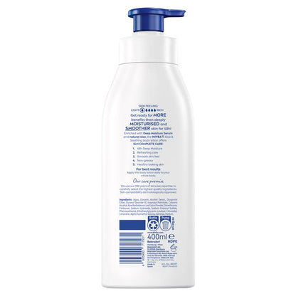 NIVEA Aloe Vera Body Lotion Moisturiser 48H 400ml