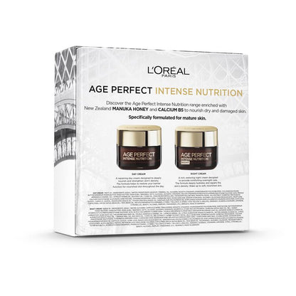 Bộ quà tặng kem dưỡng ngày và đêm L'Oreal Paris Age Perfect Intense Nutrition 