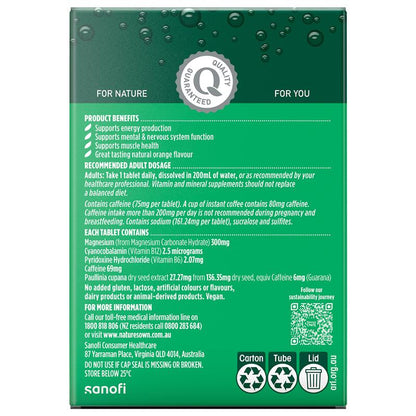 Nature's Own 镁+能量泡腾片 60 片
