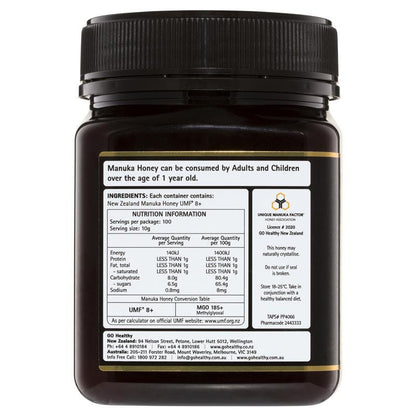 GO Healthy Manuka Honey UMF 8+ (MGO 180+) 1kg