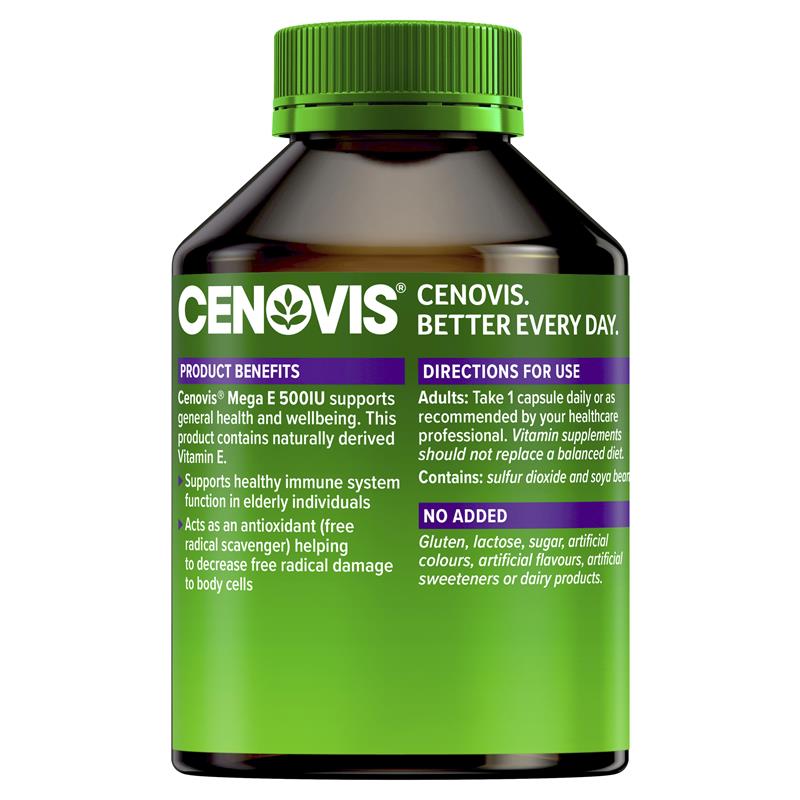 Cenovis 巨型维生素 E 500IU 250 粒胶囊