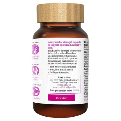 Kynd Double Strength Hyaluronic Acid+ 30 Capsules