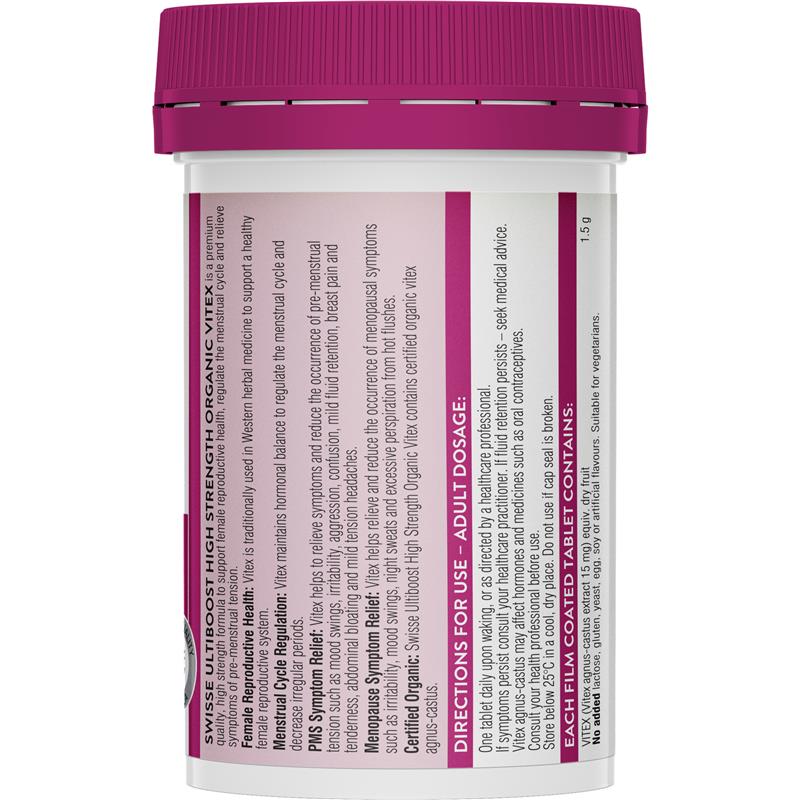 Swisse 有机圣洁莓 1500 毫克 60 片