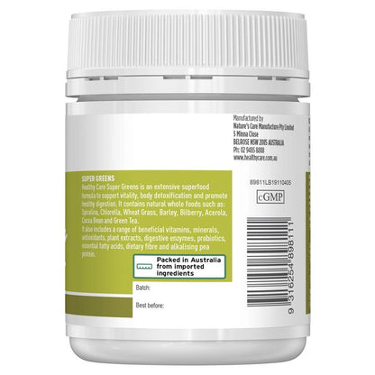 Healthy Care Super Greens 120g