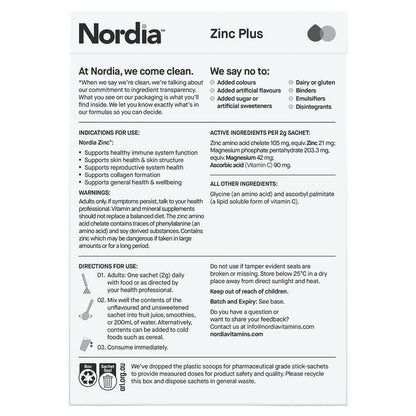Nordia Zinc+ Powder 28 Sachets