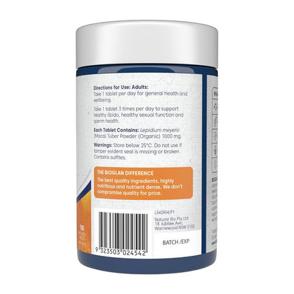 Bioglan 超级食品玛卡 100 片