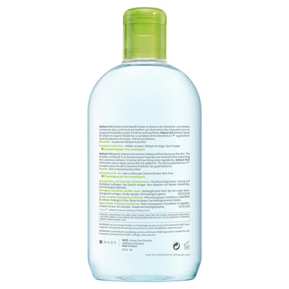 Nước tẩy trang Bioderma Sebium H2O Purifying Micellar Water dành cho da dầu 500ml 