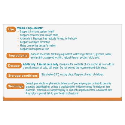 Lipo-Sachets Vitamin C Original 5g 30 Sachets