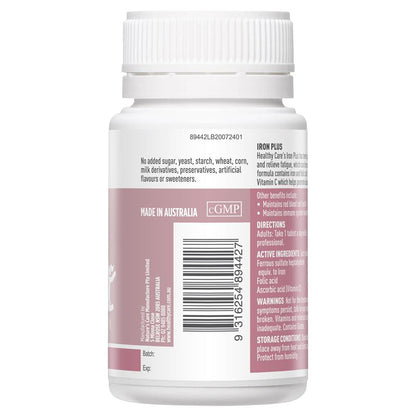 Healthy Care Iron Plus 80 Tablets