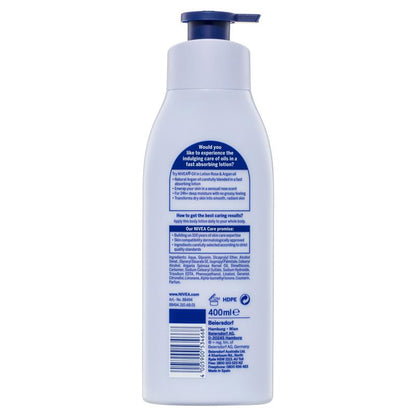 NIVEA Oil in Lotion Rose & Argan Oil Body Lotion 400ml