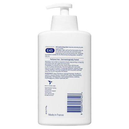 E45 干性皮肤保湿乳液 500ml 