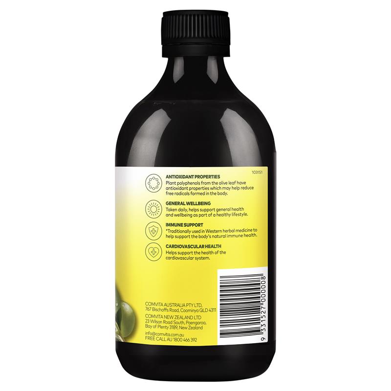 Chiết xuất lá ô liu Comvita Natural/ Original 500ml 