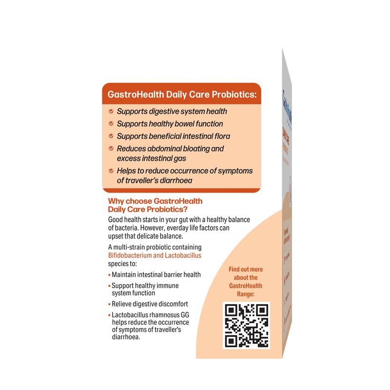 GastroHealth Daily Care Probiotics 90 Capsules