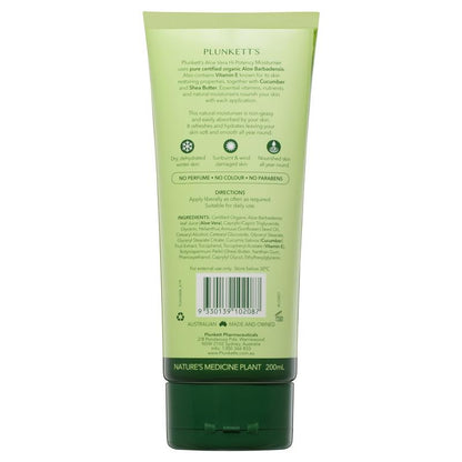 Plunketts Hi-Potency Aloe Vera Soothing & Hydrating Moisturiser 200ml