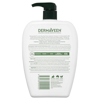 DermaVeen 每日滋养保湿乳液（适合干性及敏感性肌肤）1L 