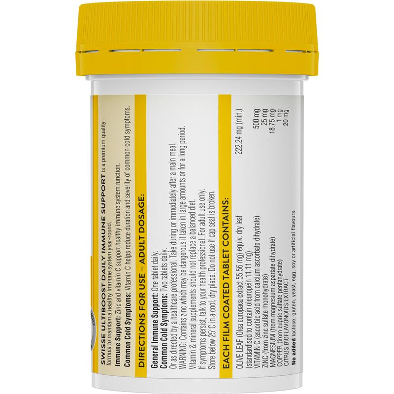 Swisse Daily Immune Support 60 Viên 