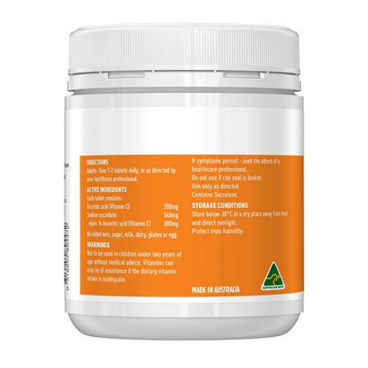 Healthy Care Vitamin C 500mg 300 Chewable Tablets