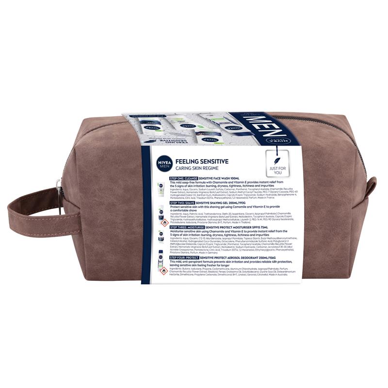 Nivea Men Sensitive Skin Protect Gift Bag