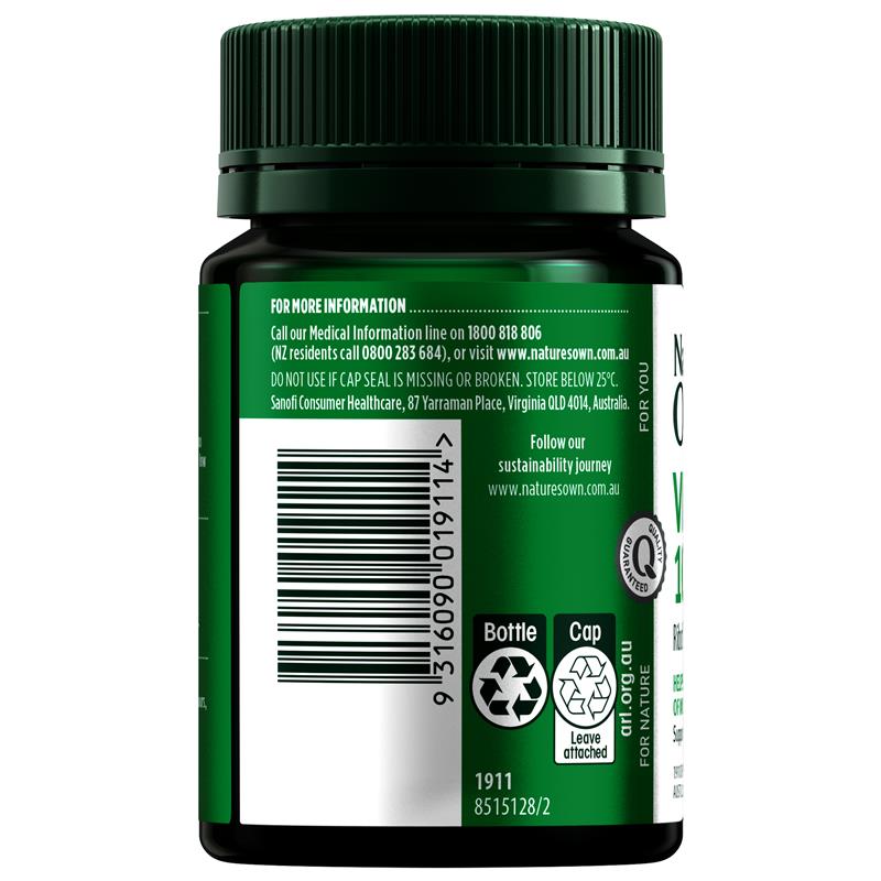 Vitamin B2 100mg của Nature's Own 100 viên 