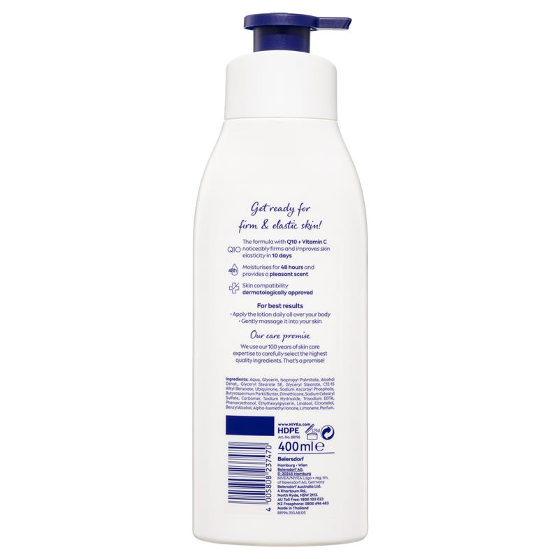 NIVEA Body Firming Lotion Q10 Plus Vitamin C Normal Skin 400ml