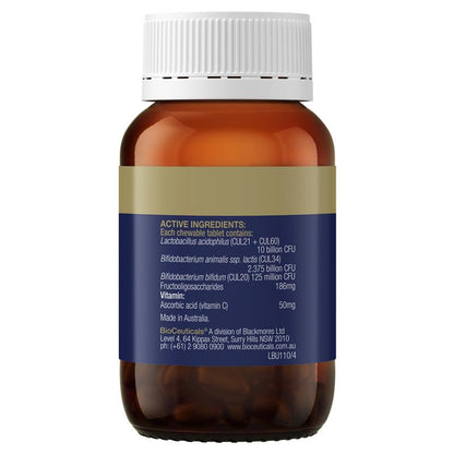BioCeuticals UltraBiotic 青少年免疫支持咀嚼片 30 片