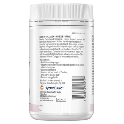 Healthy Care Beauty Collagen + Muscle Support 120g