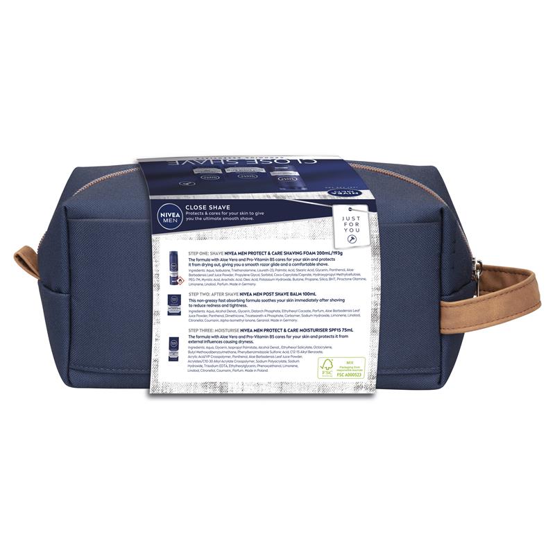 Nivea Men Close Shave Kit Gift Bag