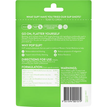 SUP Gut Love Debloat 30 Capsules