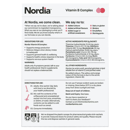 Nordia Vitamin B Complex Powder 28 Sachets