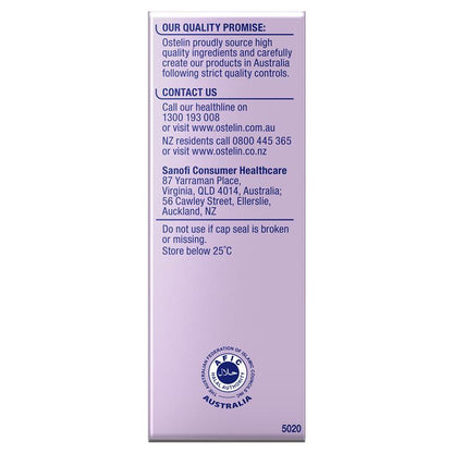 Ostelin 维生素 D 1000IU 液体 - D3 促进骨骼健康 + 免疫支持 - 50 毫升