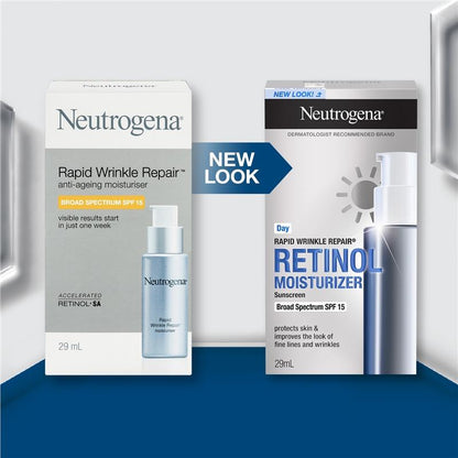Neutrogena Rapid Wrinkle Repair Retinol Anti Ageing Moisturiser SPF 15 29mL