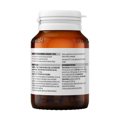 Blackmores Ache Relief + Focus 60 Tablets